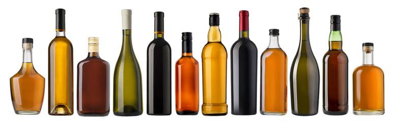 glass bottles,liquor bottles,wine bottles